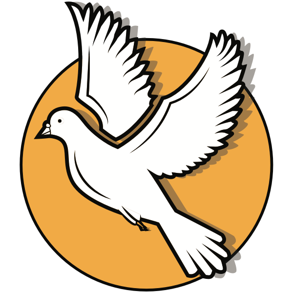 Vector Peace Pigeon PNG Pic