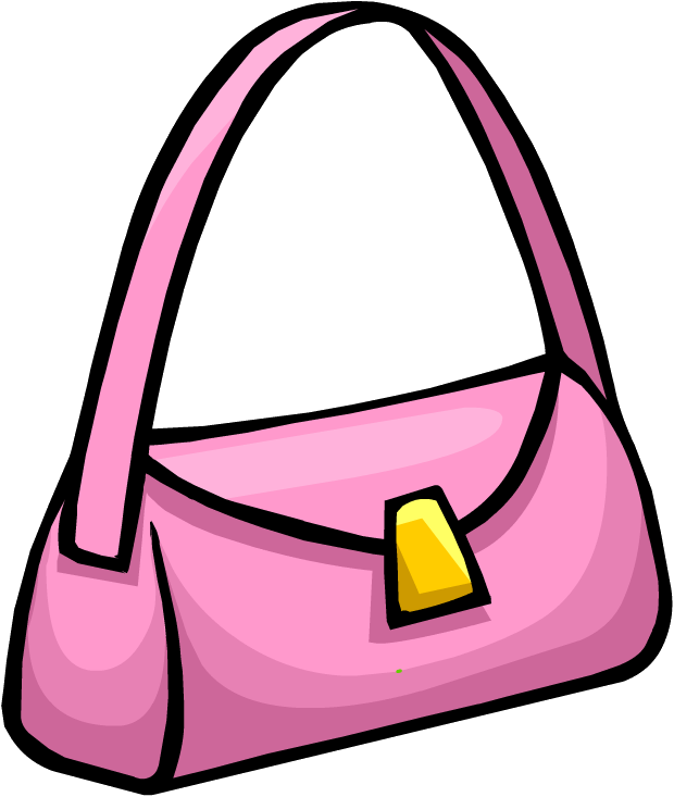 Вектор розовая сумка PNG Image