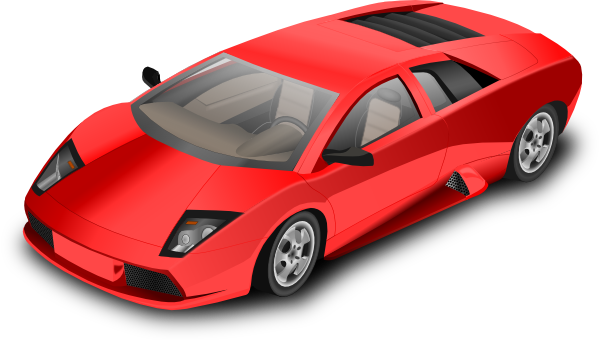 Vecteur rouge Lamborghini Transparent PNG