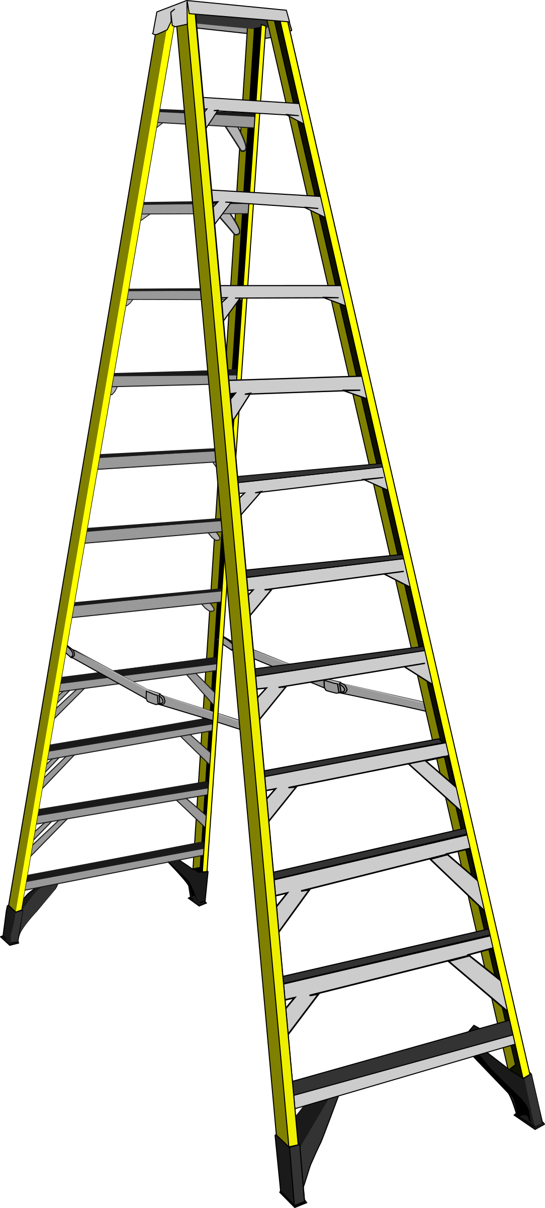 Vector Step Ladder PNG Image