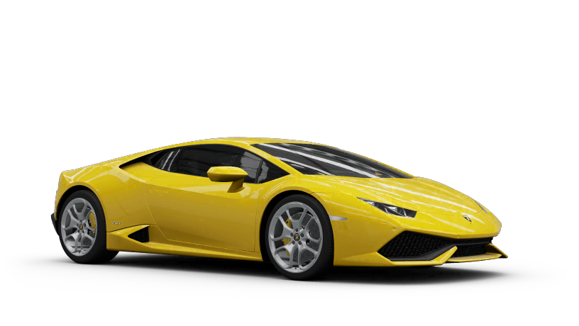 Sarı Lamborghini Cabrio PNG Resim