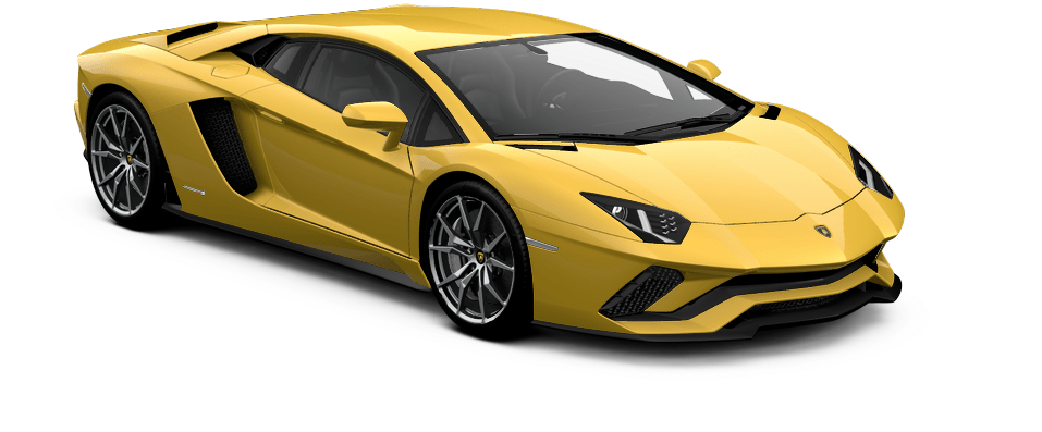 Lamborghini jaune Clipart PNG