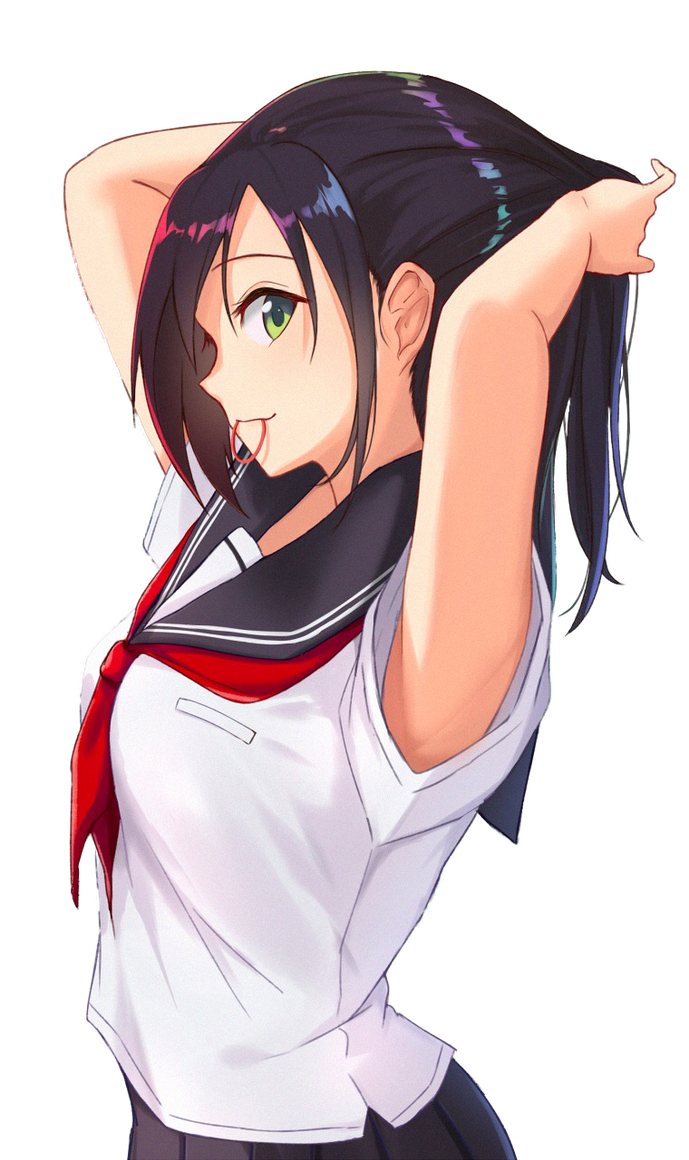 Anime Girl PNG Pic | PNG Mart