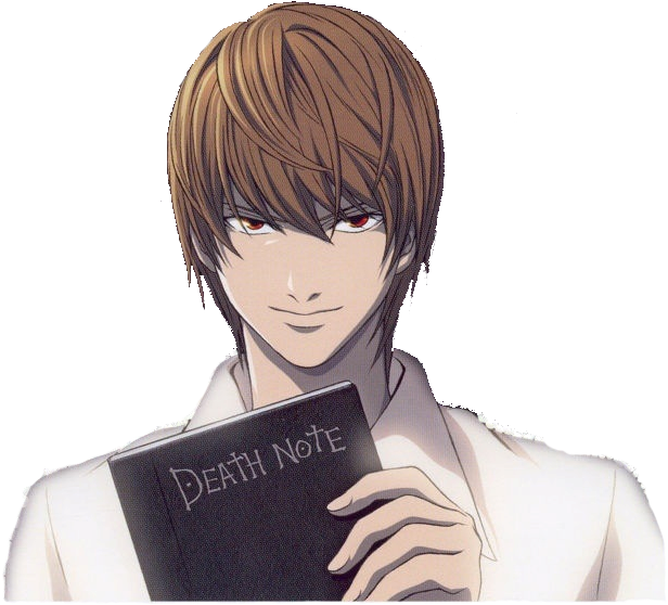Anime Light Yagami PNG Free Download