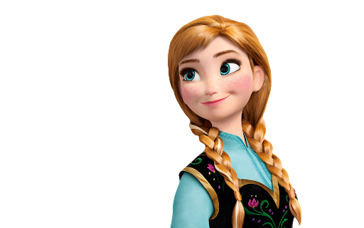 Anna Frozen PNG Transparant Beeld
