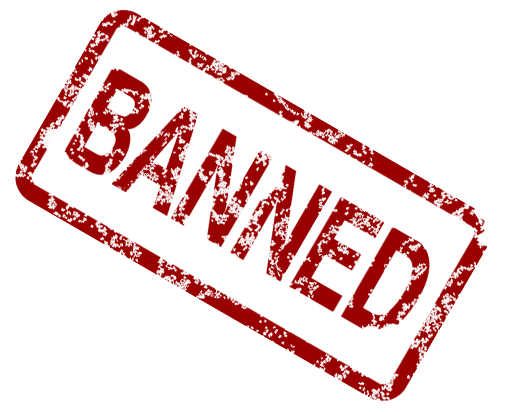Ban Stamp PNG Clipart