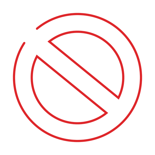 Ban Stamp Transparent Background