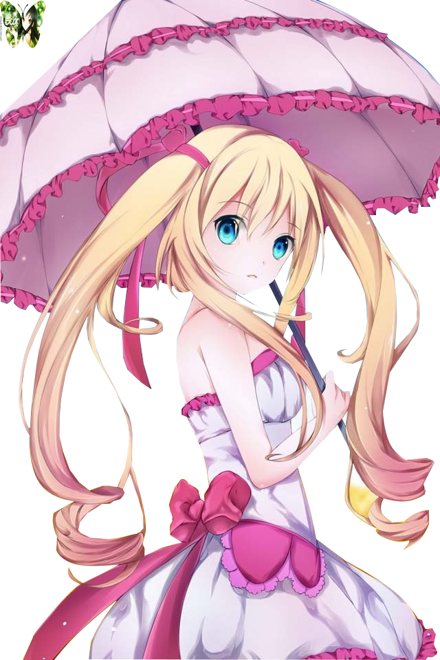 Beautiful Anime Girl Render PNG Clipart