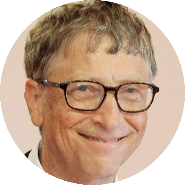 Bill Gates Face PNG-bestand