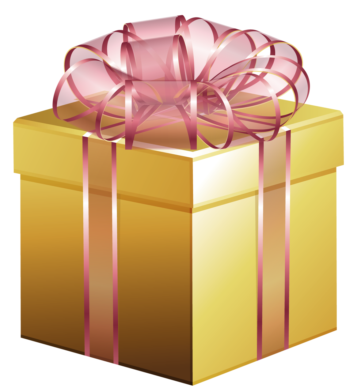 Birthday Gift Box PNG Transparent Image