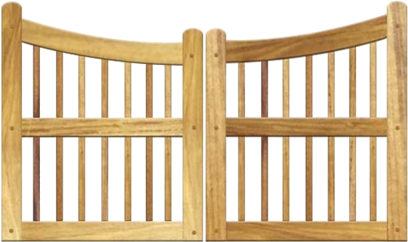 Brown Wood Gate PNG Clipart
