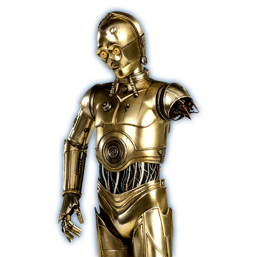 C3PO Star Wars Transparan PNG