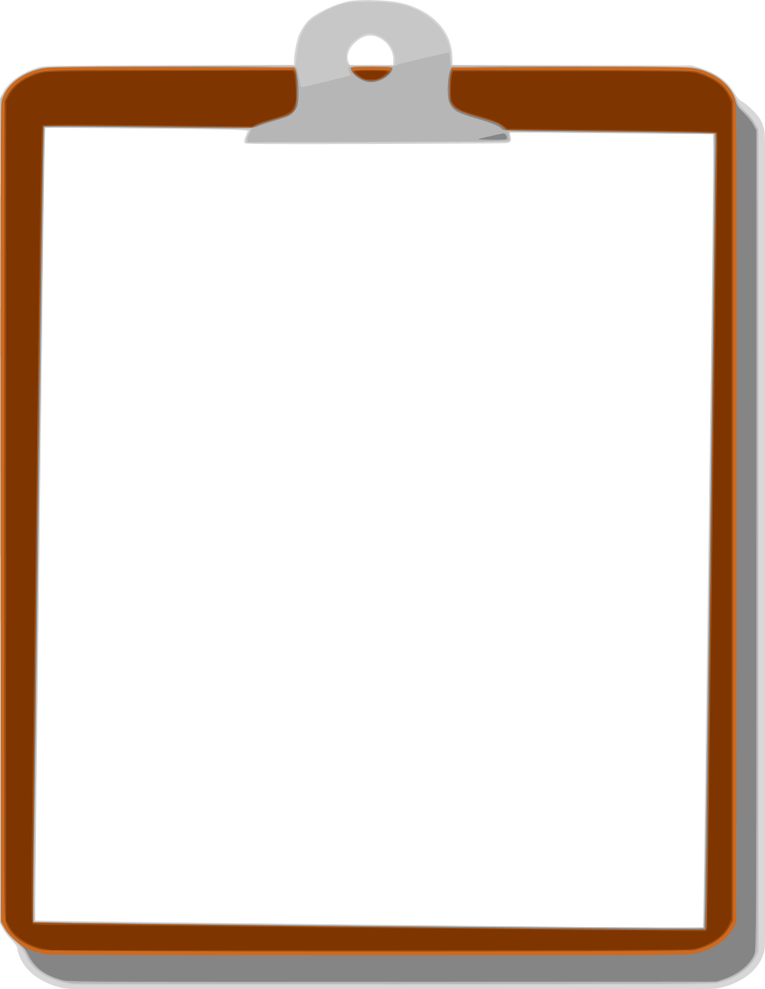 Clipboard Clipart PNG Photos