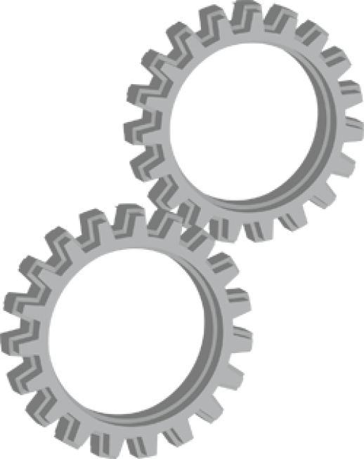 Creative Vector Gears PNG File