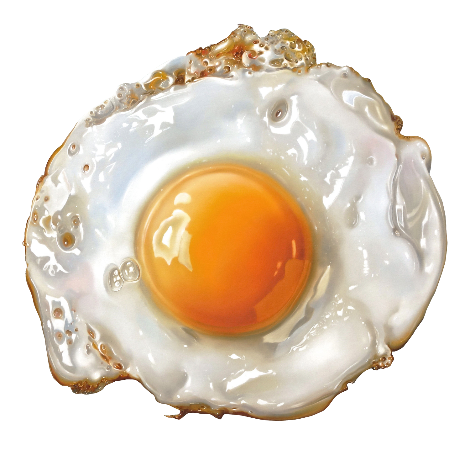 Crispy Fried Egg Transparent PNG