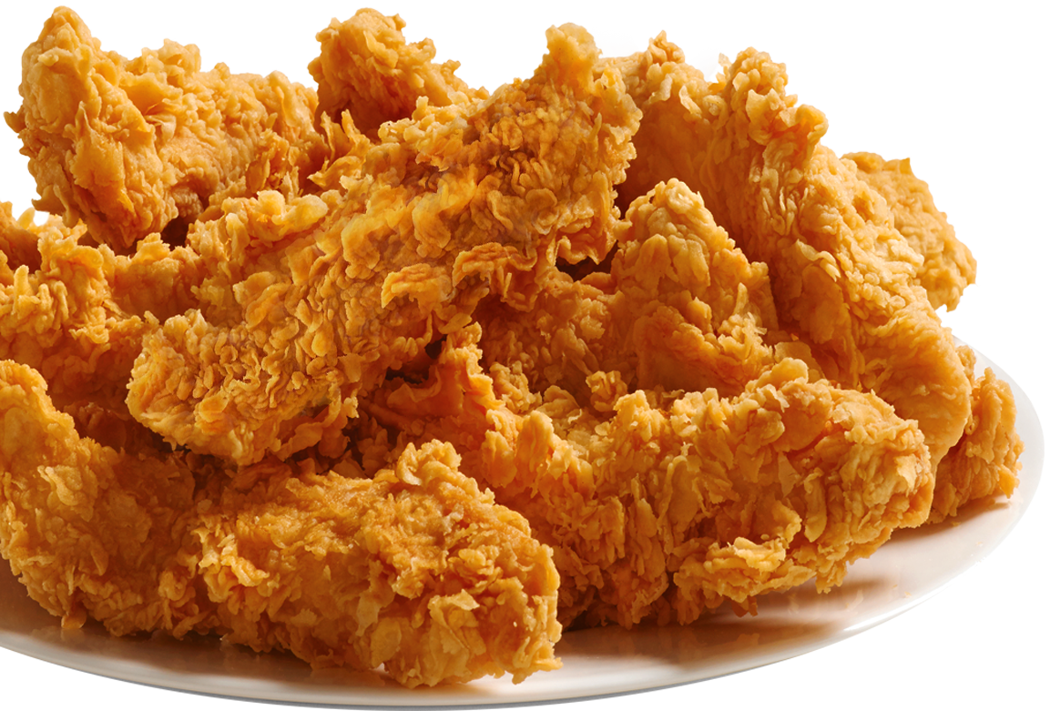 Crispy Popeyes Fried Chicken PNG Photos