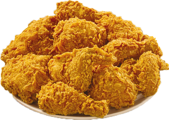 Crispy Popeyes Fried Chicken PNG Transparent Image