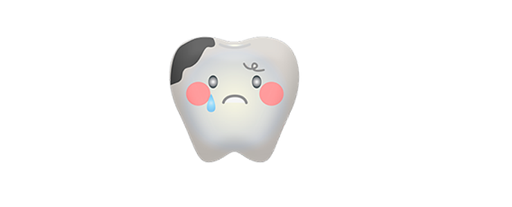 Crying Tooth PNG Transparent Image