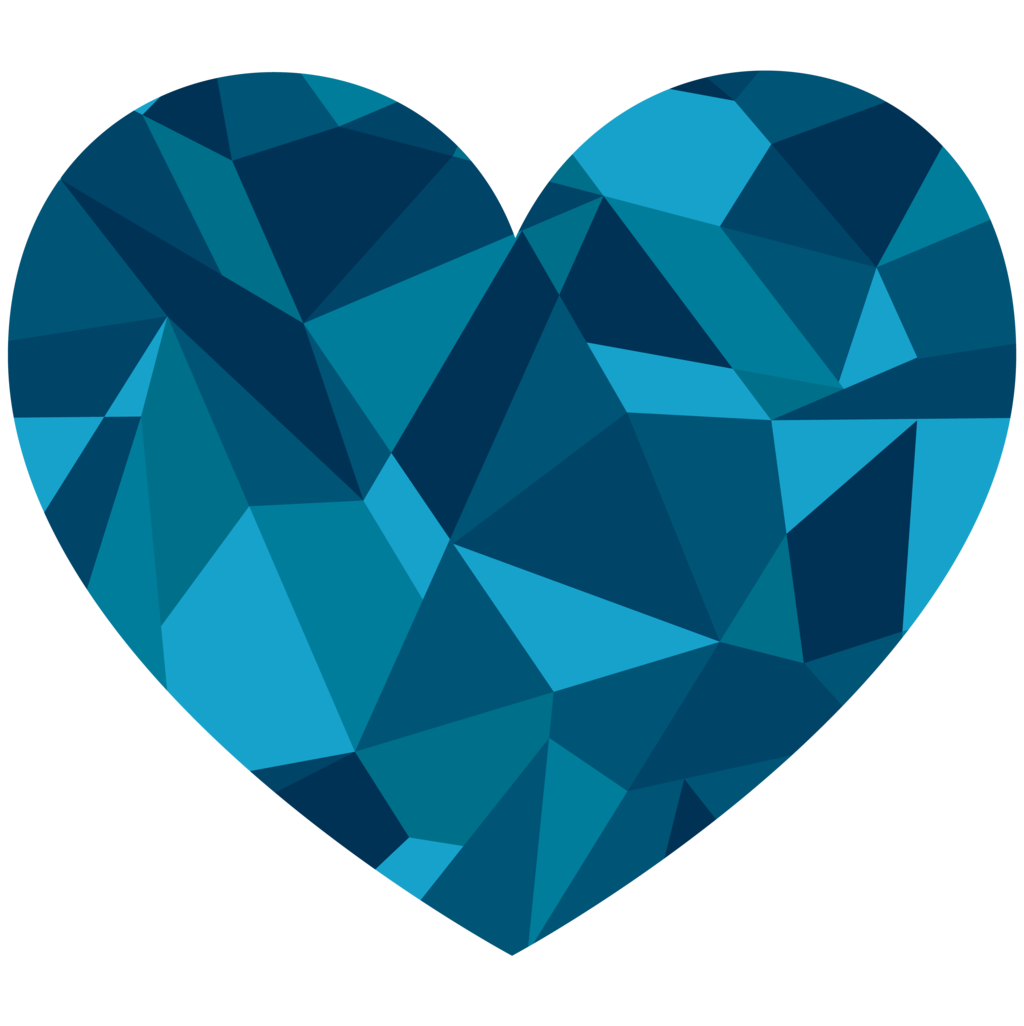 Crystal Heart Gemstone PNG Pic