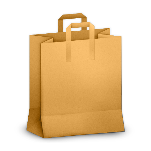 Disposable Paper Bag PNG Transparent Image