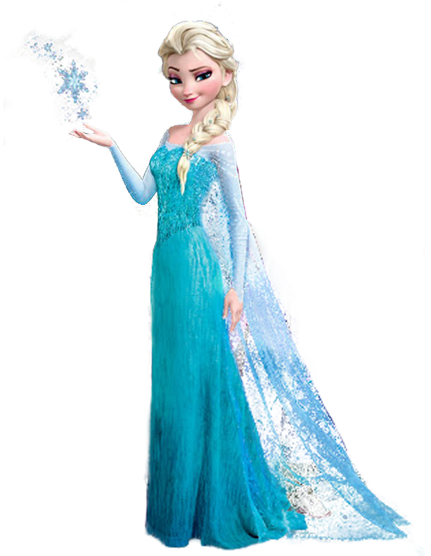Elsa Dondurulmuş Şeffaf PNG