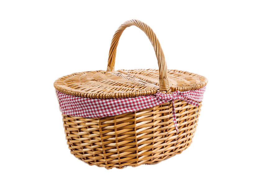 Basket kosong PNG gambar Transparan