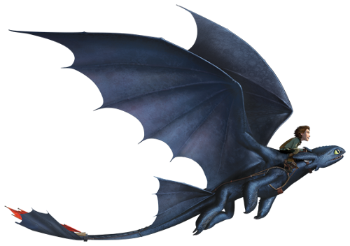 Flying Toothless Transparent Background
