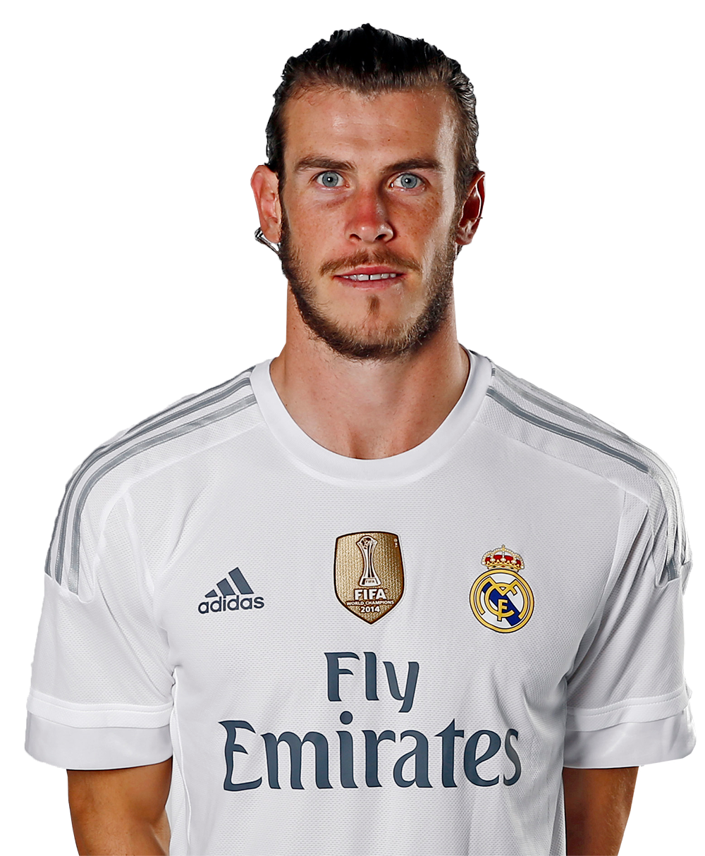 Voetballer Gareth Bale Transparante achtergrond
