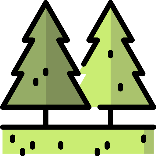 foresta Tree Vector PNG Foto