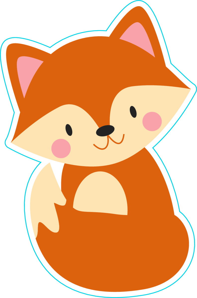 Fox Vector Face PNG File