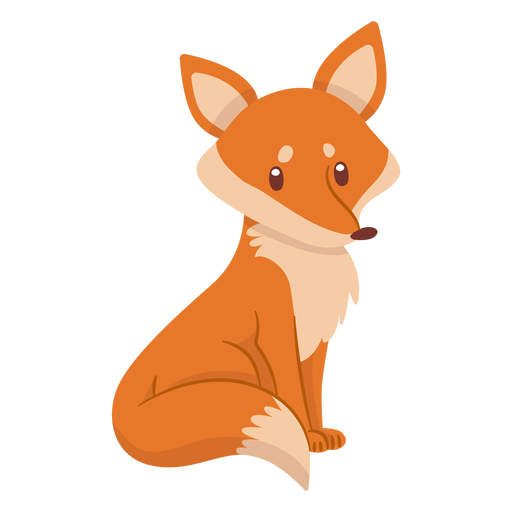 Fox Vector Face PNG Image