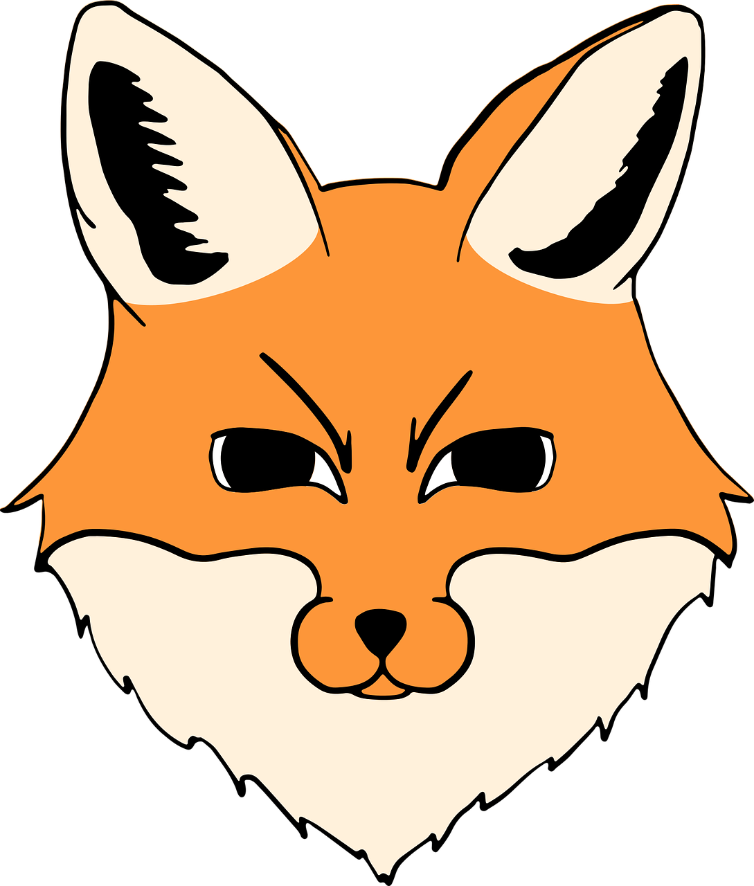 Logo vectoriel de renard Transparent PNG