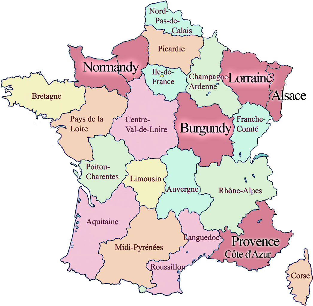 Франция карта PNG HD