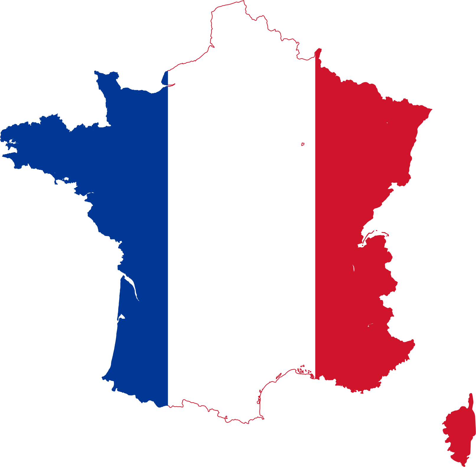 Frankreich Kartenbereich PNG-Fotos