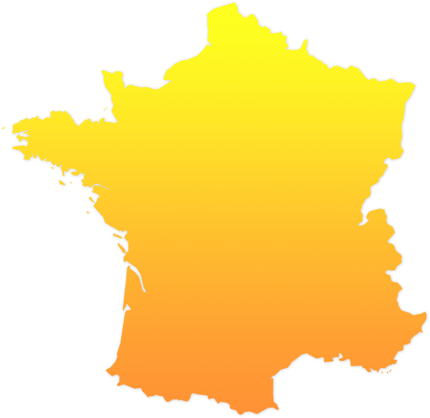 Frankrijk kaart vector PNG gratis Download