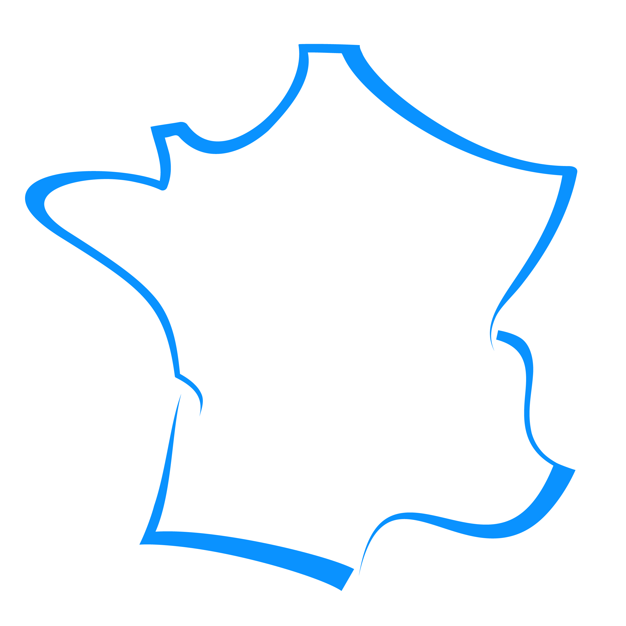 Frankreich Vektorkarte PNG PIC
