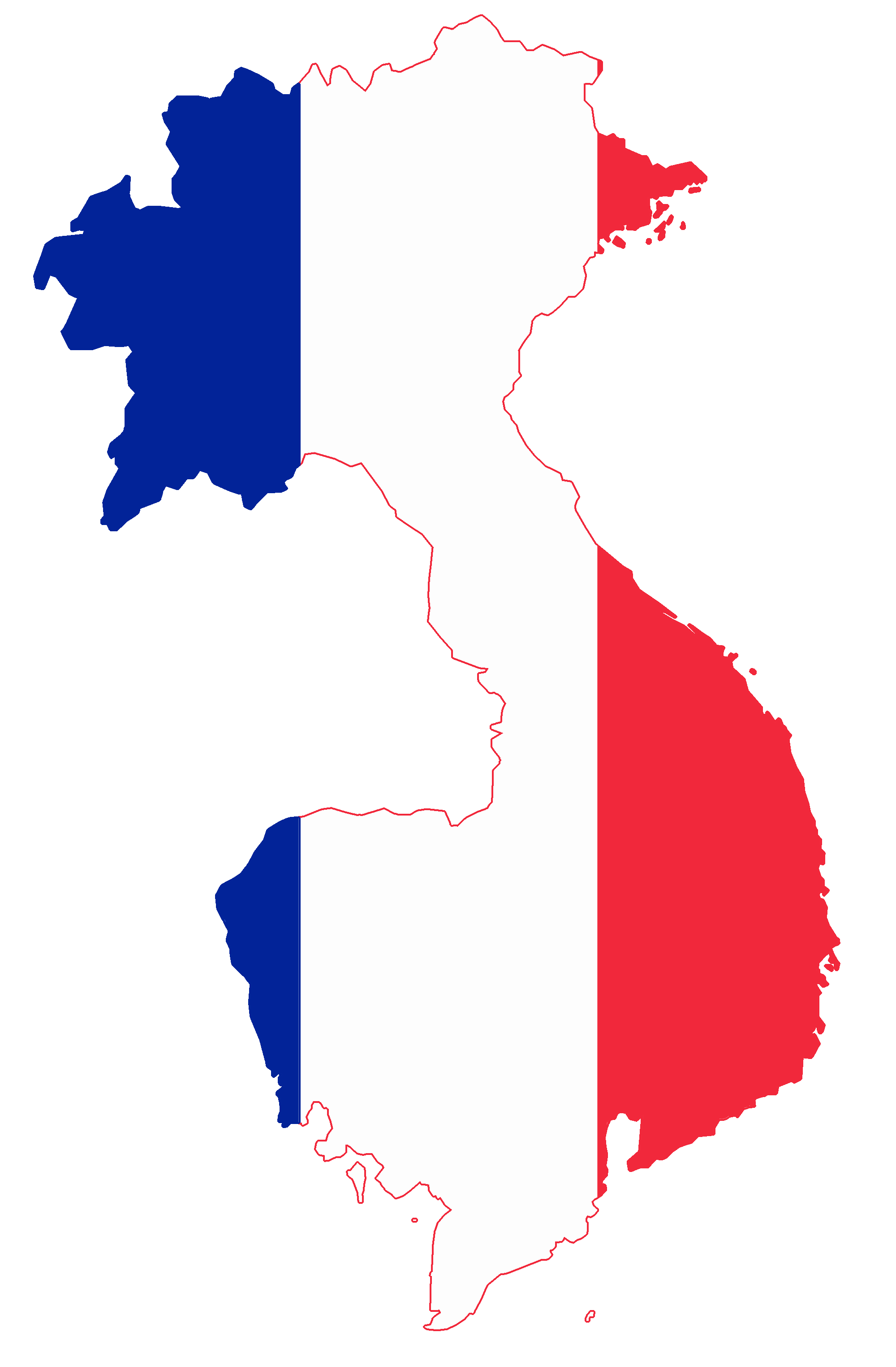 Immagine Trasparente della mappa vettoriale della Francia