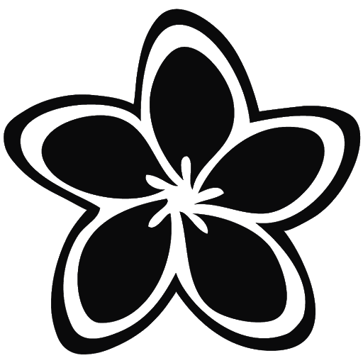 Fond Transparent de fleur de frangipani