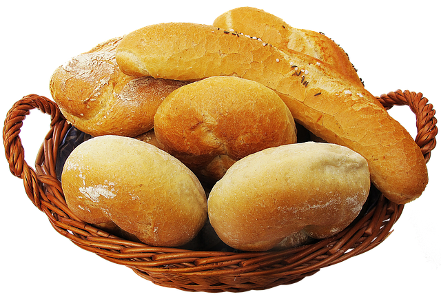 Panier de pain français PNG Photos