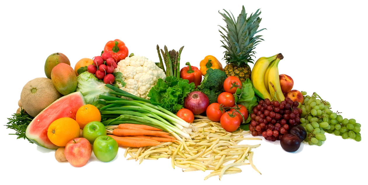 ภาพผักและผลไม้สด PNG