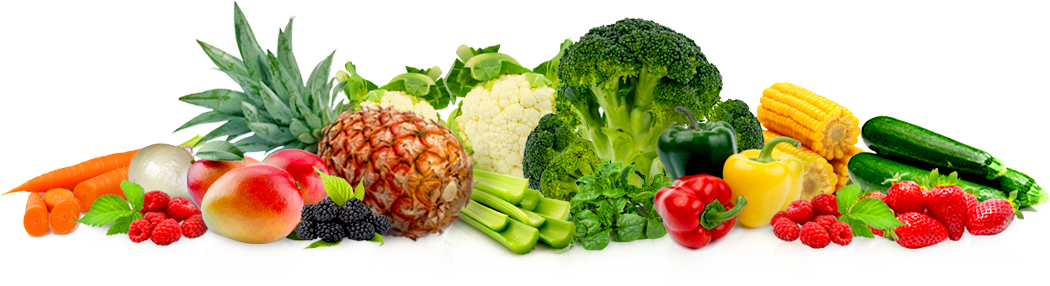 Frutas frescas y verduras PNG transparente