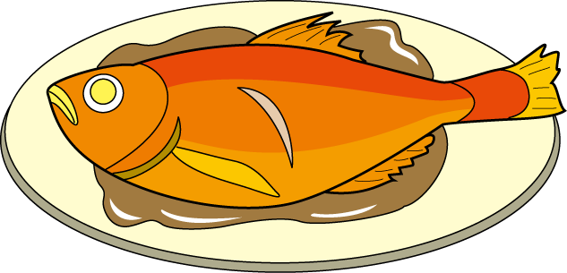 Fried Fish PNG File