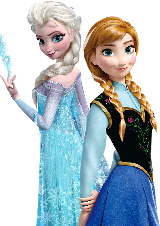Frozen Anna Elsa PNG Clipart