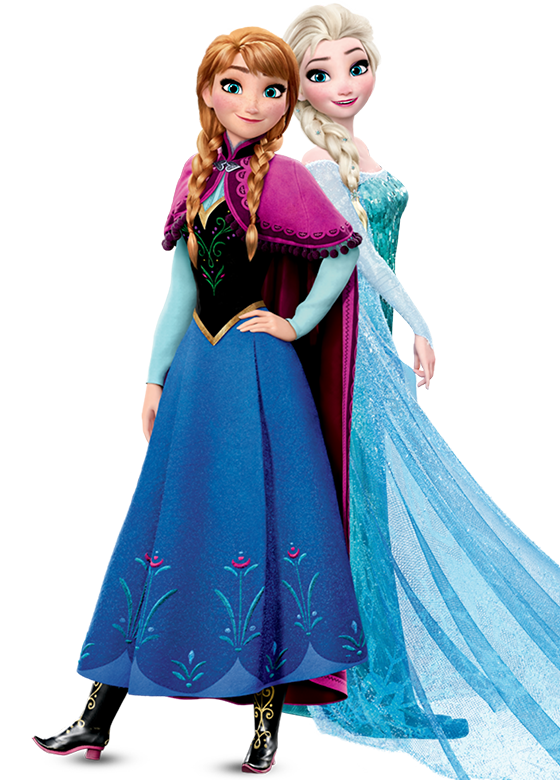 Frozen Anna Elsa PNG hd