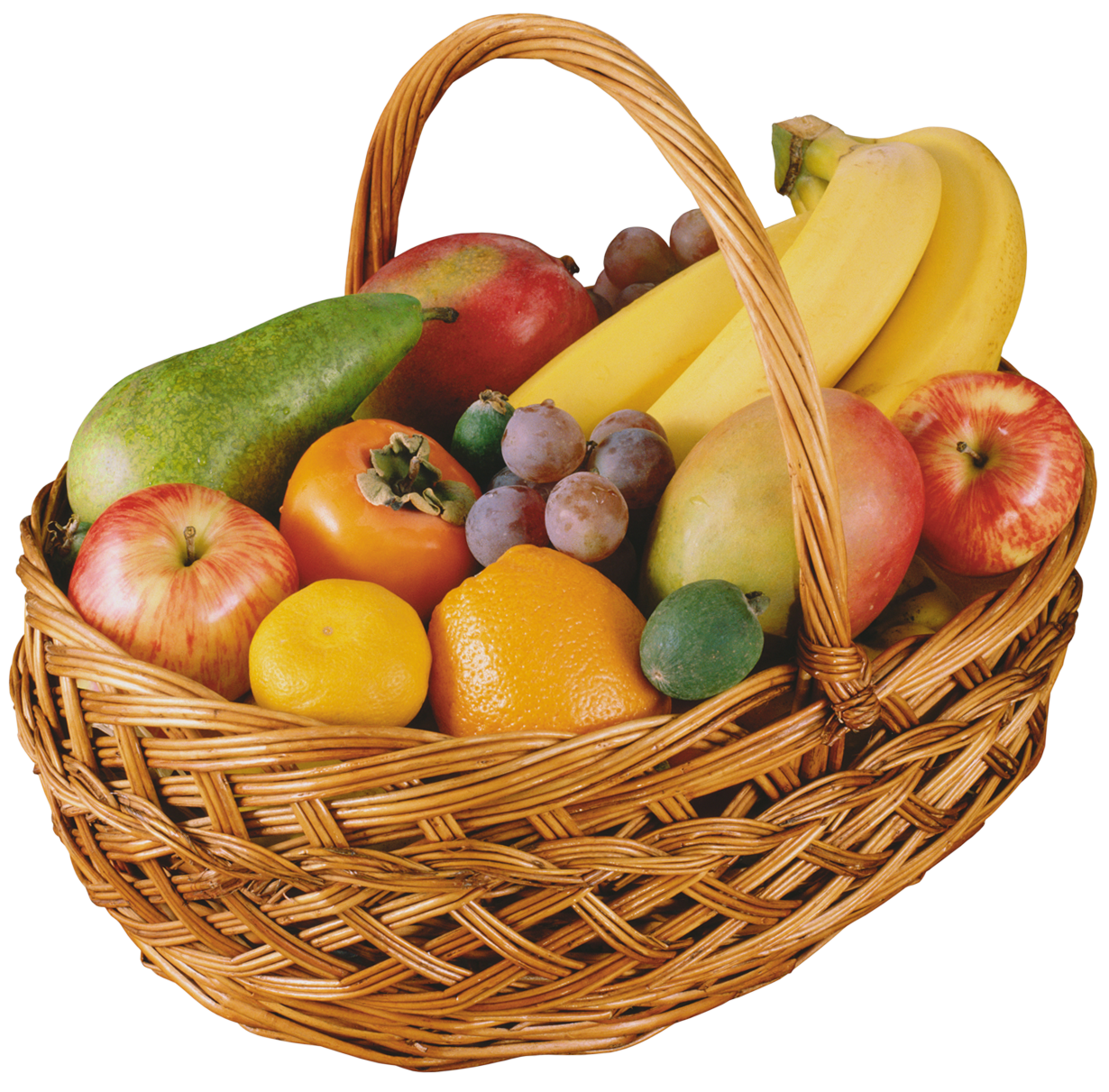 Fruit Basket Closeup PNG Free Download