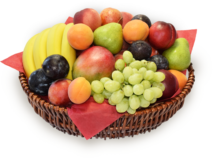Fruit Basket Closeup PNG Fotos