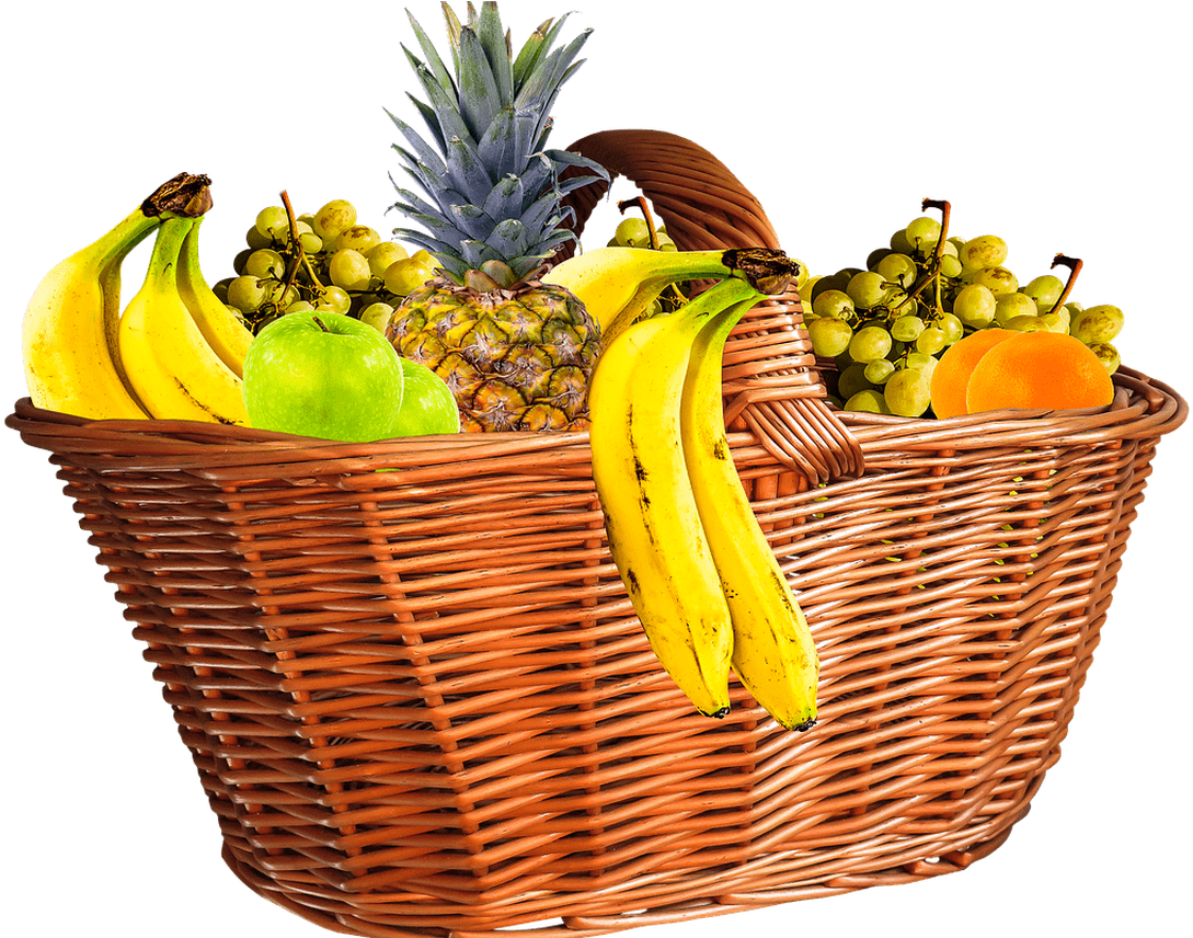 Fruit Basket PNG HD