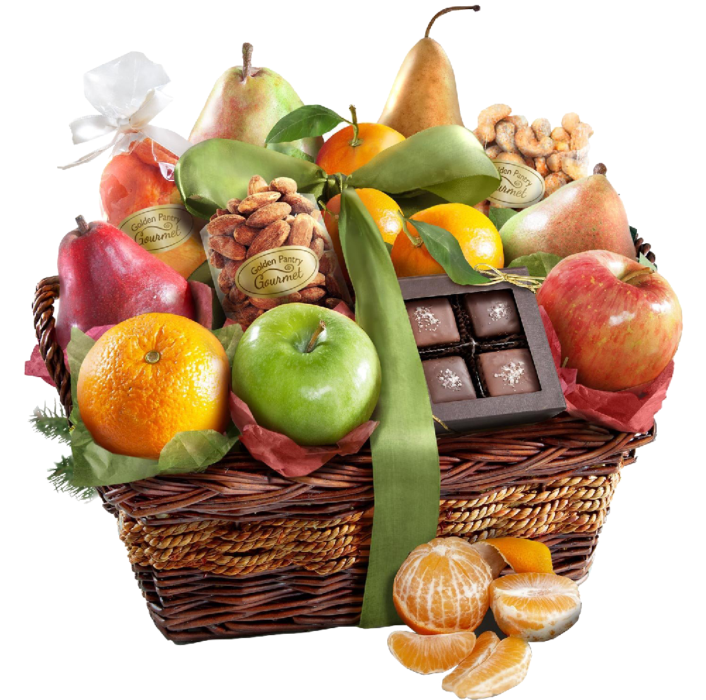 Imagen PNG de la cesta de la fruta