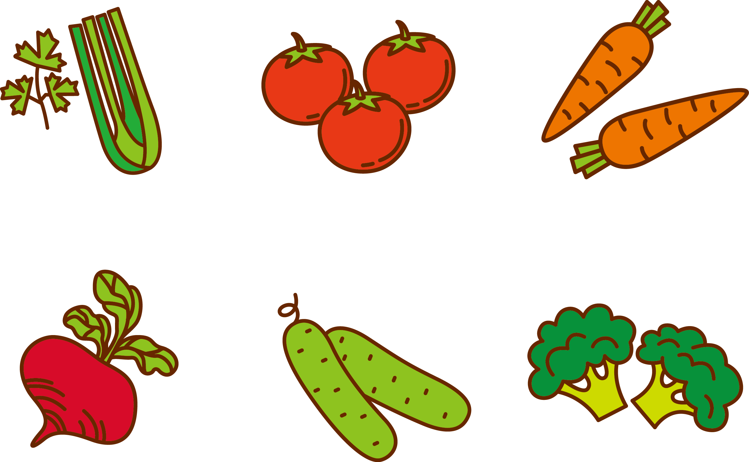 Fruit en groenten PNG HD