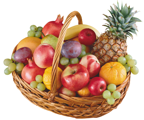 Fruits Basket PNG Transparent Image